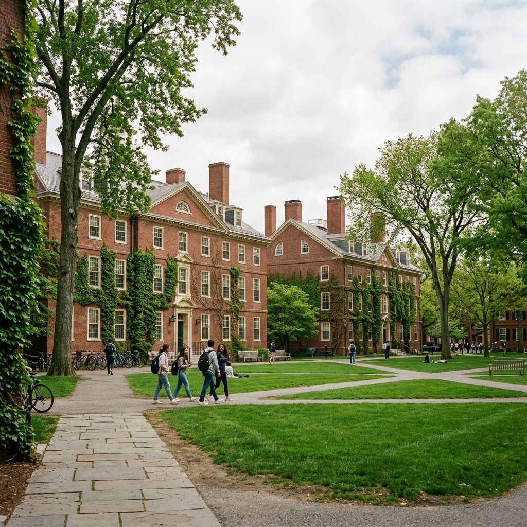 Harvard University Campus Yard
